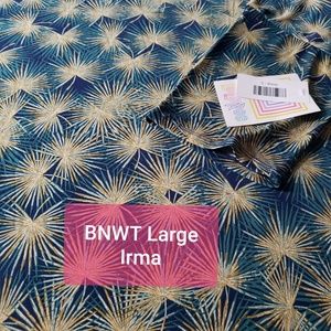 FINAL PRICE-BNWT Lularoe Large Irma